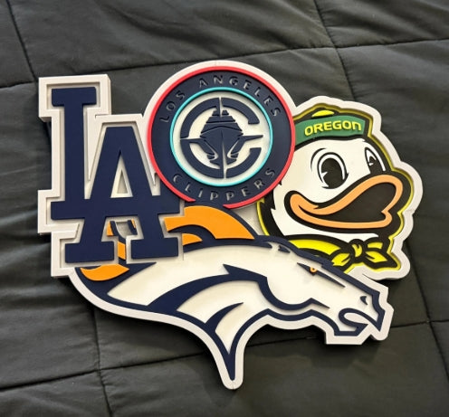 3D Printed Sports Collage