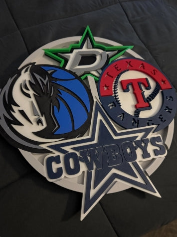 3D Printed Sports Collage