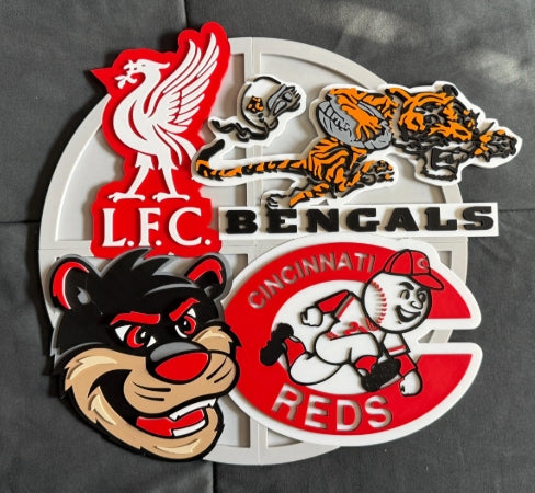 3D Printed Sports Collage