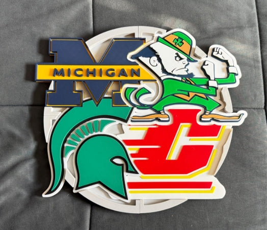 3D Printed Sports Collage