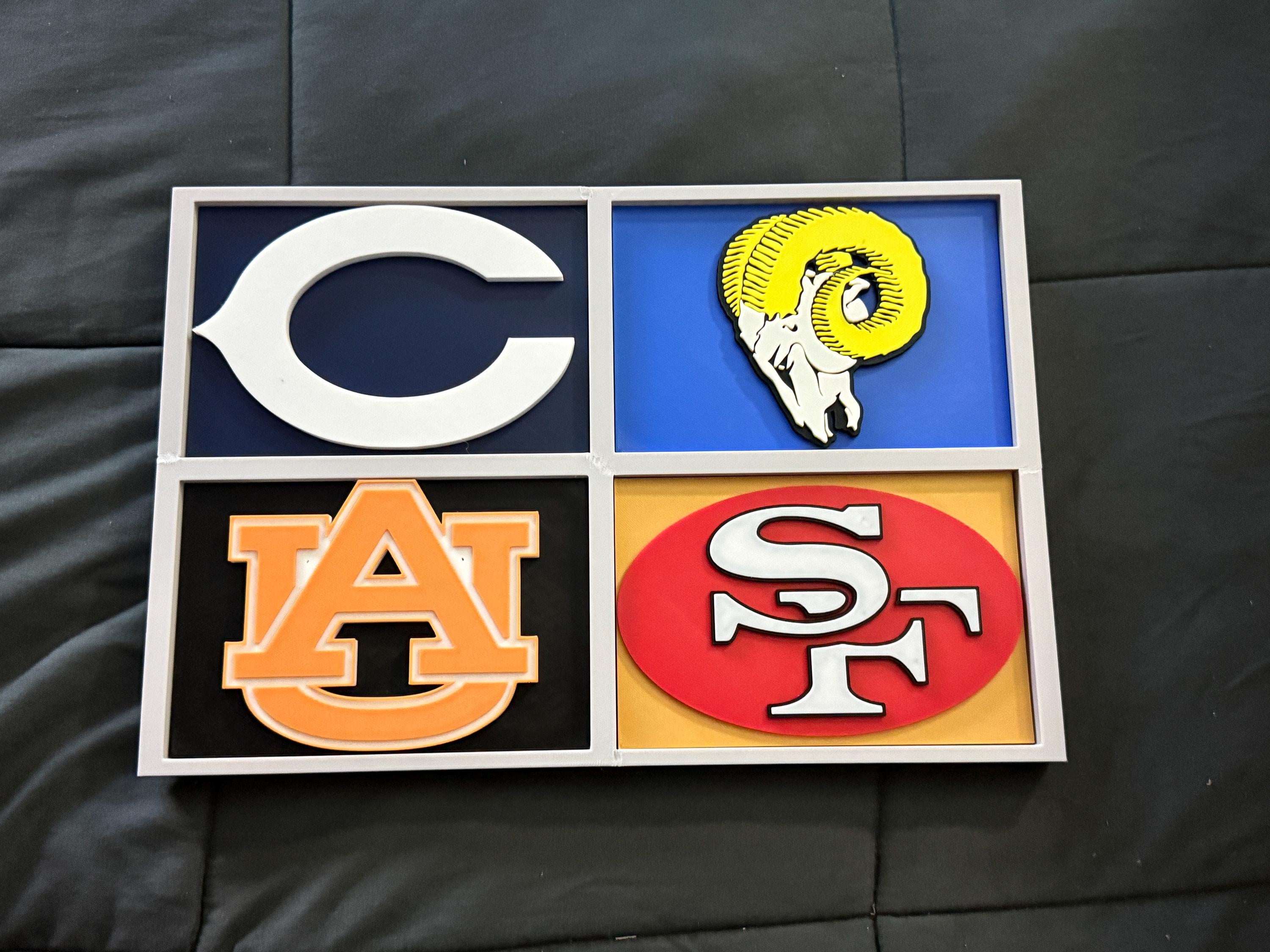3D Printed Sports Collage